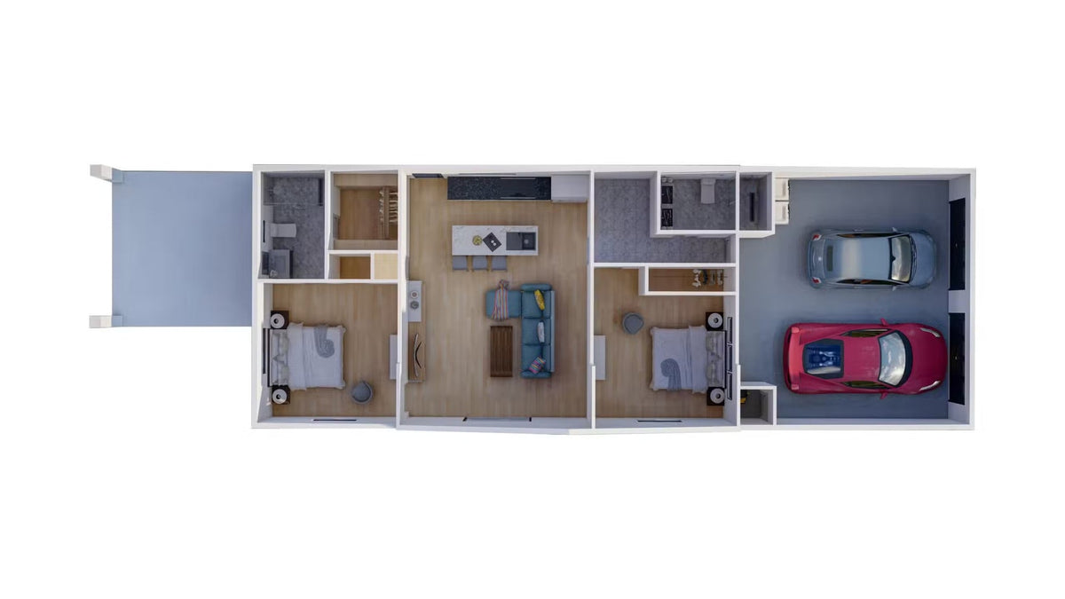 The Cayman Steel House Kit