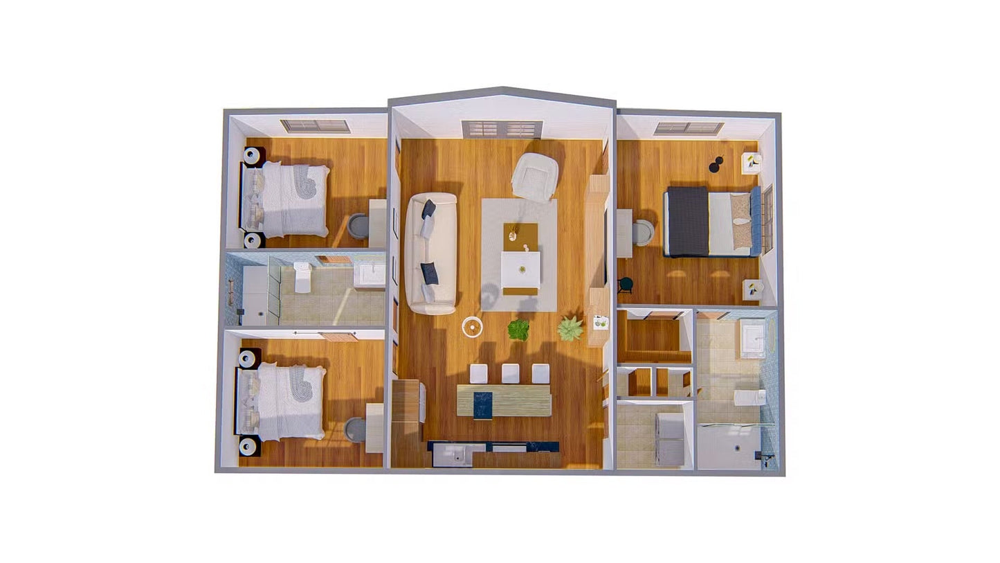 The Dockside Steel House Kit