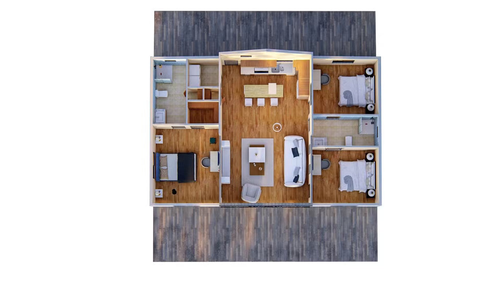 The Harborview Steel House Kit