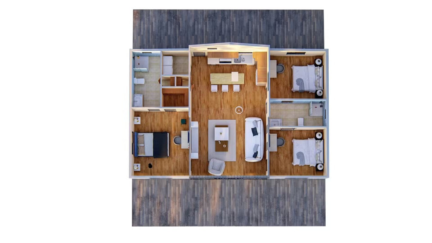 The Harborview Steel House Kit