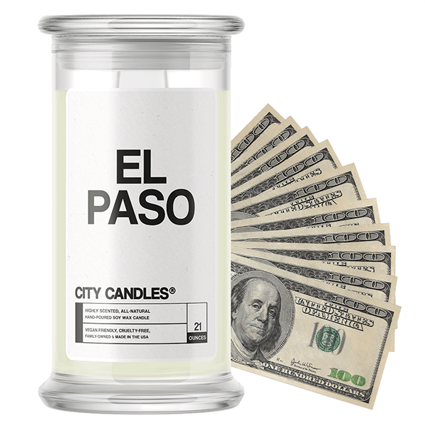 El Paso | City Cash Candle®-City Cash Candles®-The Official Website of Jewelry Candles - Find Jewelry In Candles!