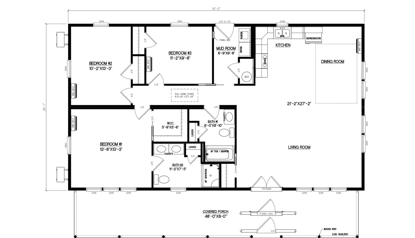 The Family Homesteader Cabin (3 bed 2 bath)