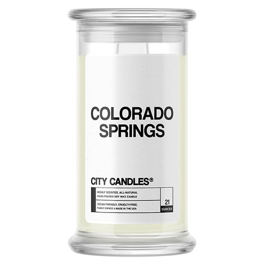 Colorado Springs City Candle