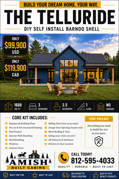 The Telluride Barndominium Kit