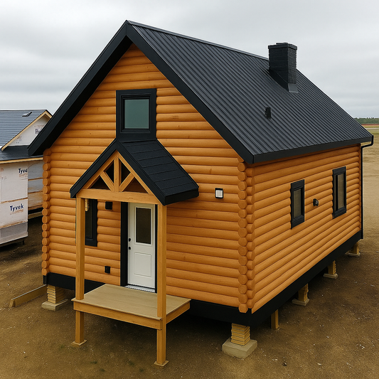 The Woodland Panelized Log Home Kit - Panelized Cabin Kits