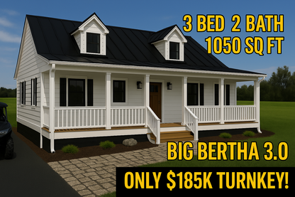 BIG BERTHA 3.0 MODERN CABIN (MENNONITE AND AMISH BUILT)