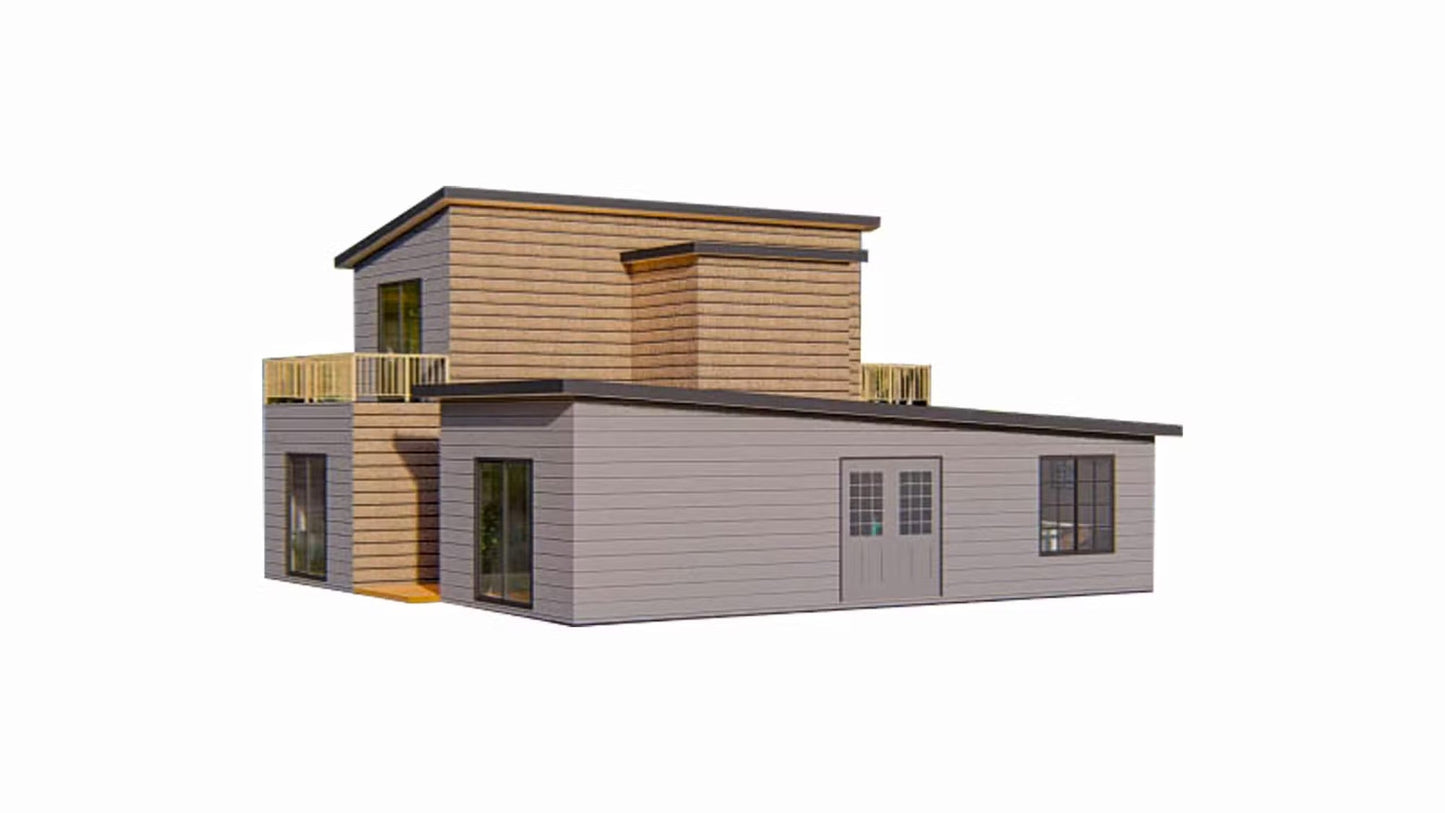 The Captain's House Steel House Kit