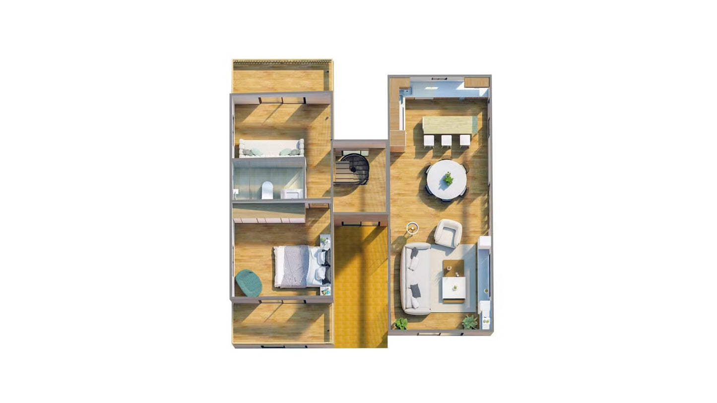 The Captain's House Steel House Kit