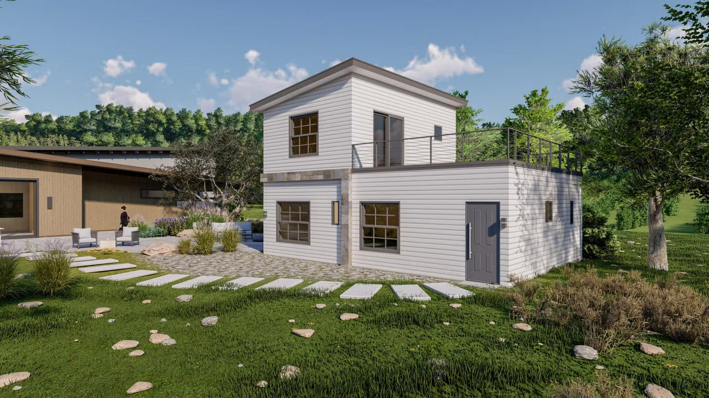 The Admiral Steel House Kit