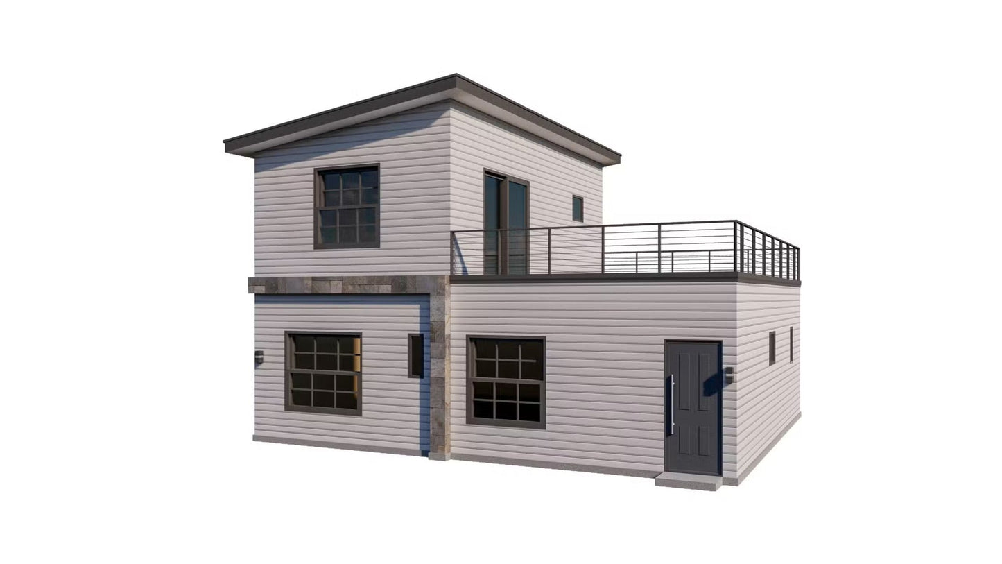 The Admiral Steel House Kit
