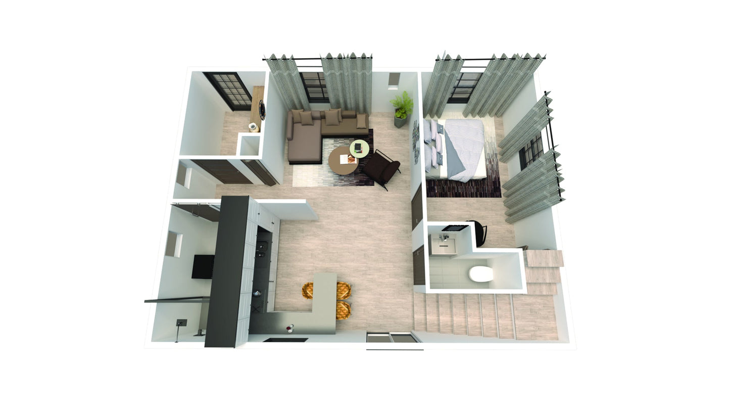 The Admiral Steel House Kit