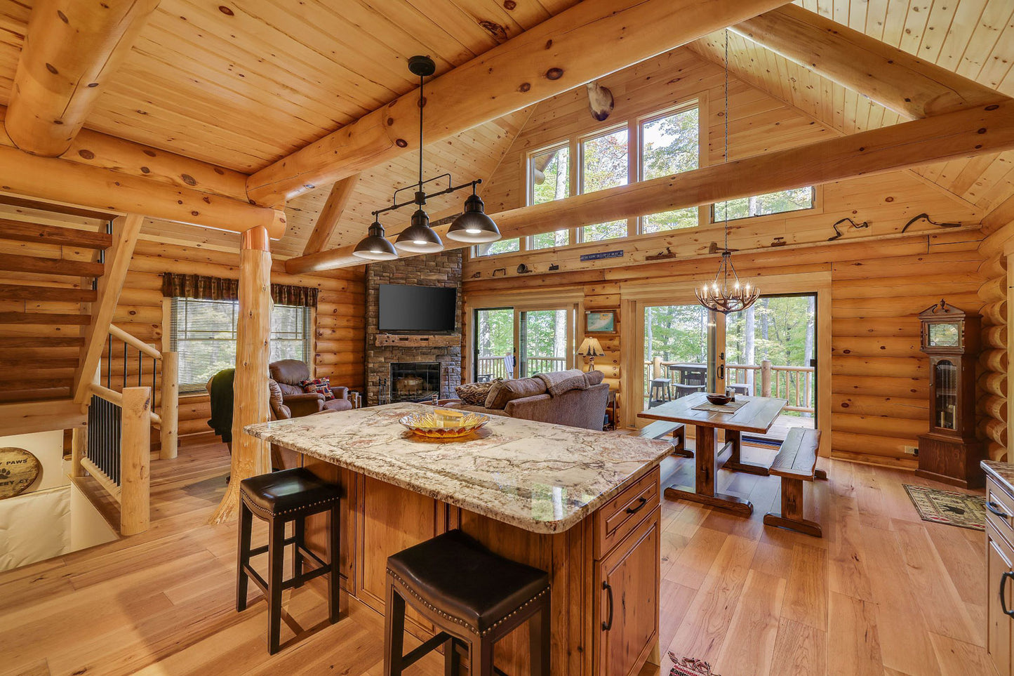 The Fox Trot Cabin – Luxury Log Home Kit