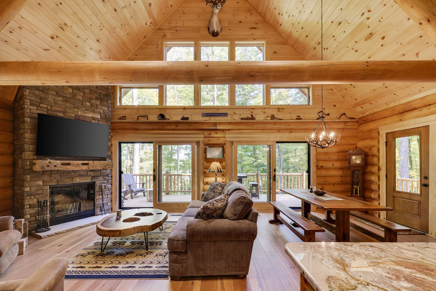 The Fox Trot Cabin – Luxury Log Home Kit