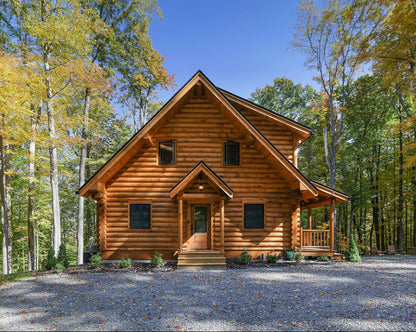 The Fox Trot Cabin – Luxury Log Home Kit
