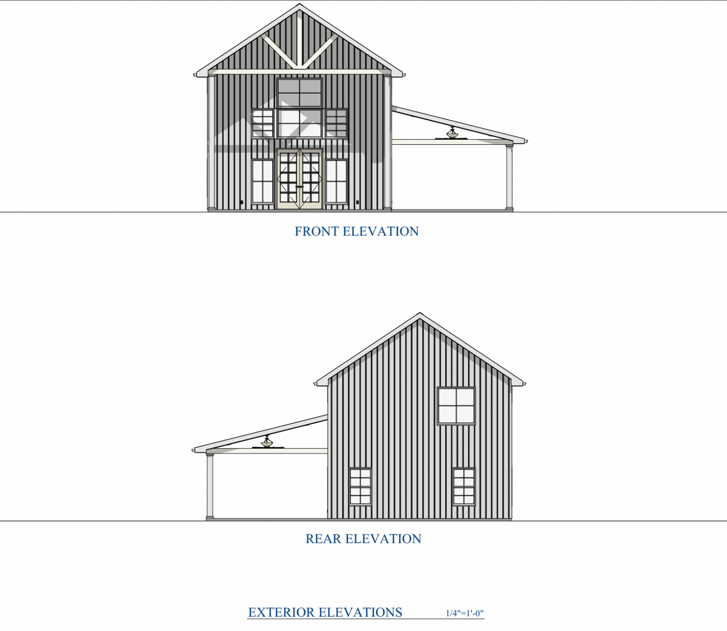 The Black Velvet Steel Barndo House Kit