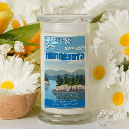 Greetings From Minnesota - Greetings From Candles-Greetings From Candles-The Official Website of Jewelry Candles - Find Jewelry In Candles!