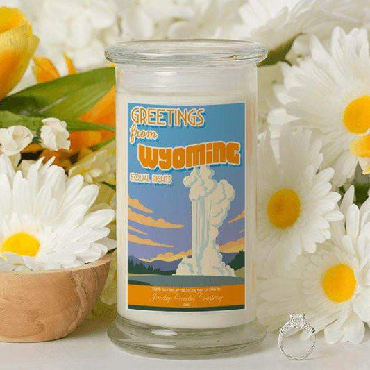 Greetings From Wyoming - Greetings From Candles-Greetings From Candles-The Official Website of Jewelry Candles - Find Jewelry In Candles!