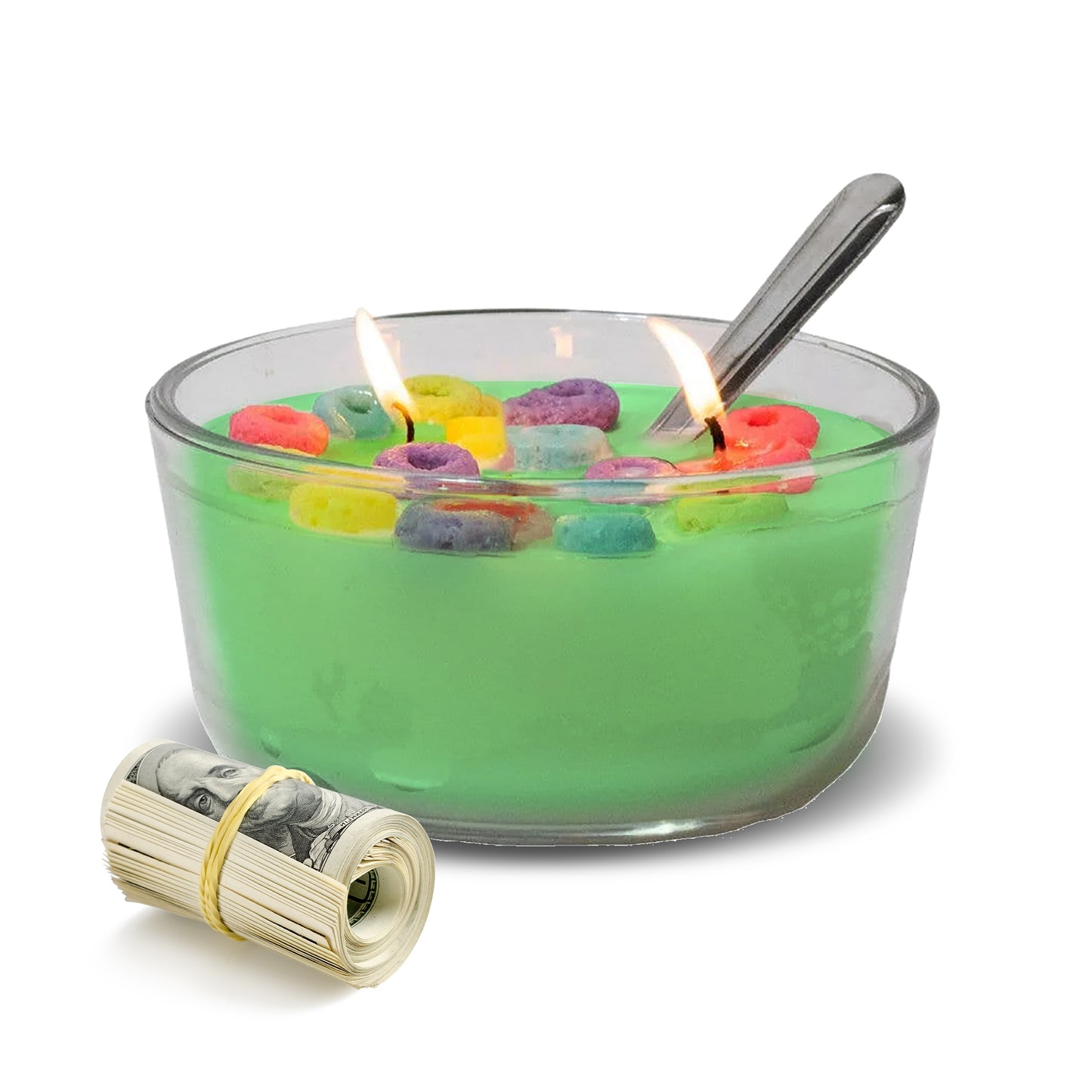 Cereal Cash Candles - Cereal Scented Candles - Choose Your Toppings!