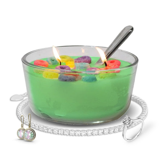 Jamaican Me Crazy Jewelry Cereal Candles