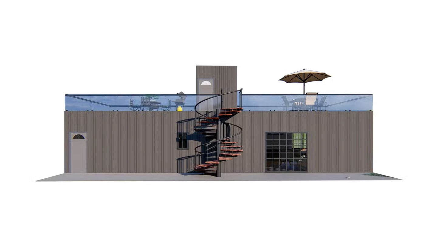 The Corsica Steel House Kit