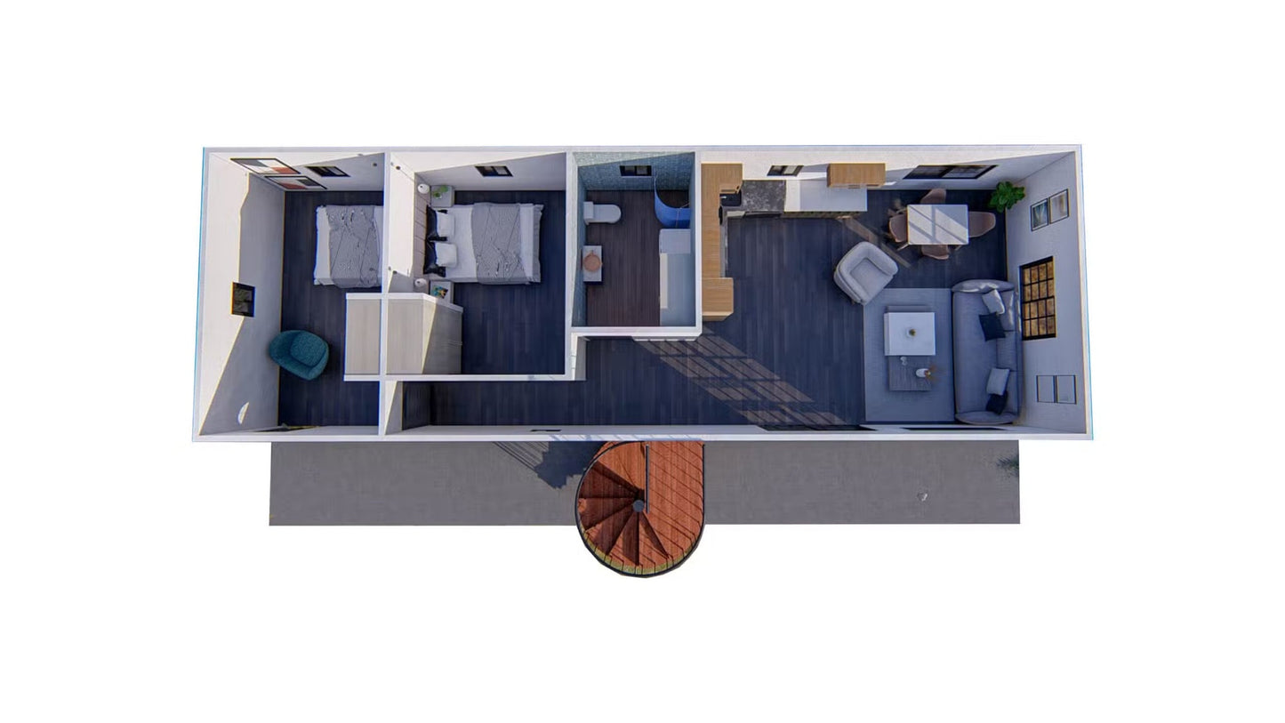 The Corsica Steel House Kit