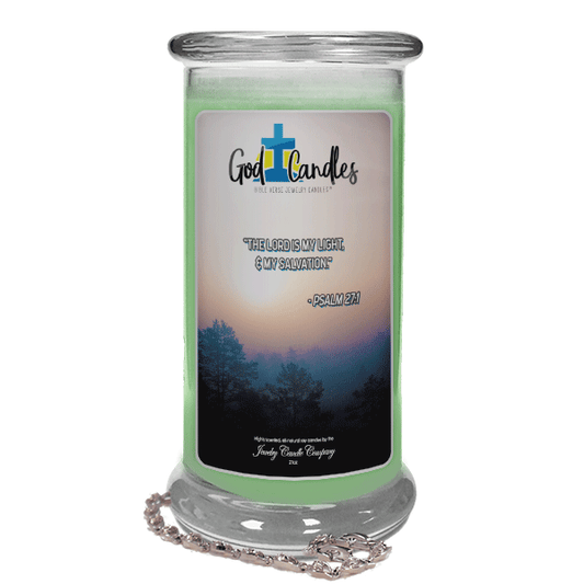 Psalm 27:1 Verse | God Candle®-God Candle | Bible Verse Jewelry Candles™-The Official Website of Jewelry Candles - Find Jewelry In Candles!