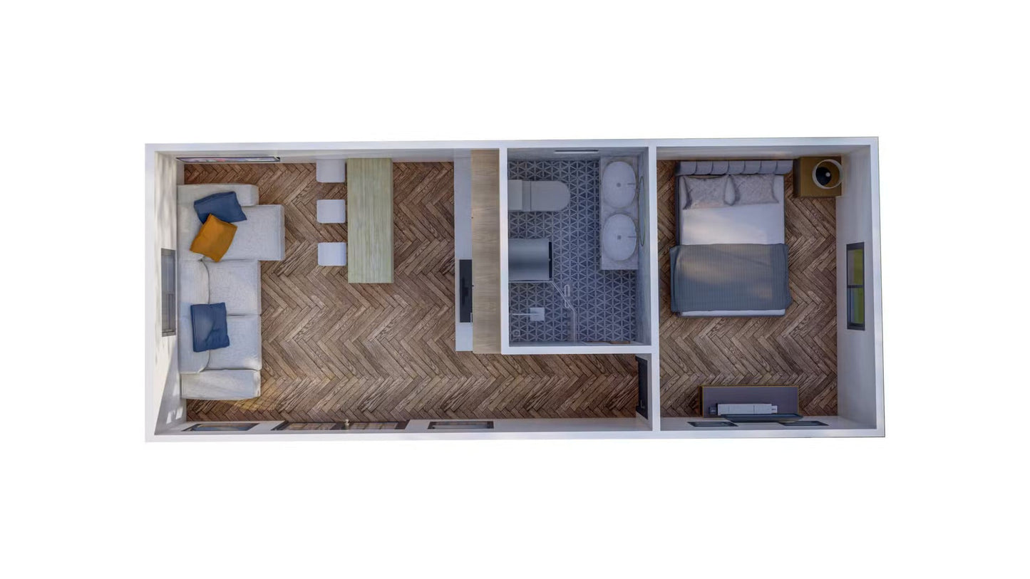 The Blue Haven Steel House Kit