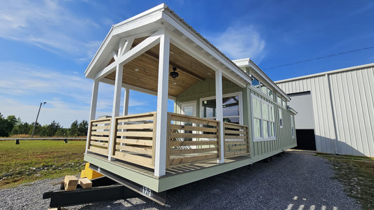 The Drift Evergreen – Modern Park Model with Loft & Bunk Room (1 IN STOCK!)