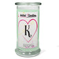 Letter K Initial Candles-Initial Candles-The Official Website of Jewelry Candles - Find Jewelry In Candles!