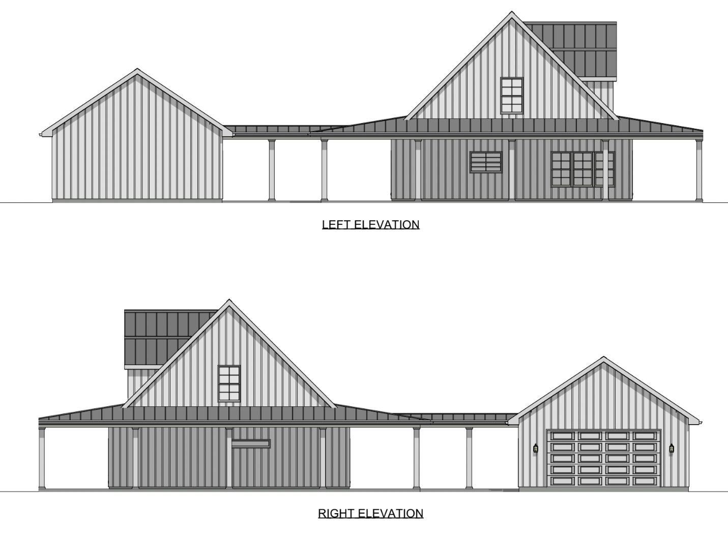 The White Oak Farmhouse Steel Barndo House Kit