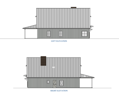 The Black Timber Steel Barndo House Kit
