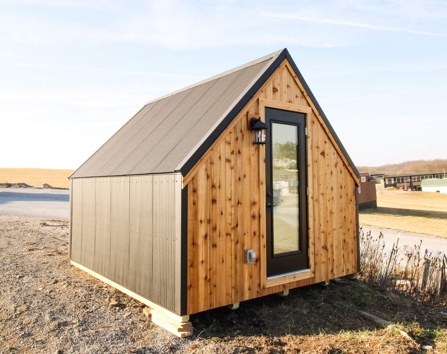 The LONE WOLF A-Frame Tiny Home/ Park Model RV