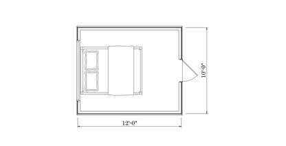 The LONE WOLF A-Frame Tiny Home/ Park Model RV