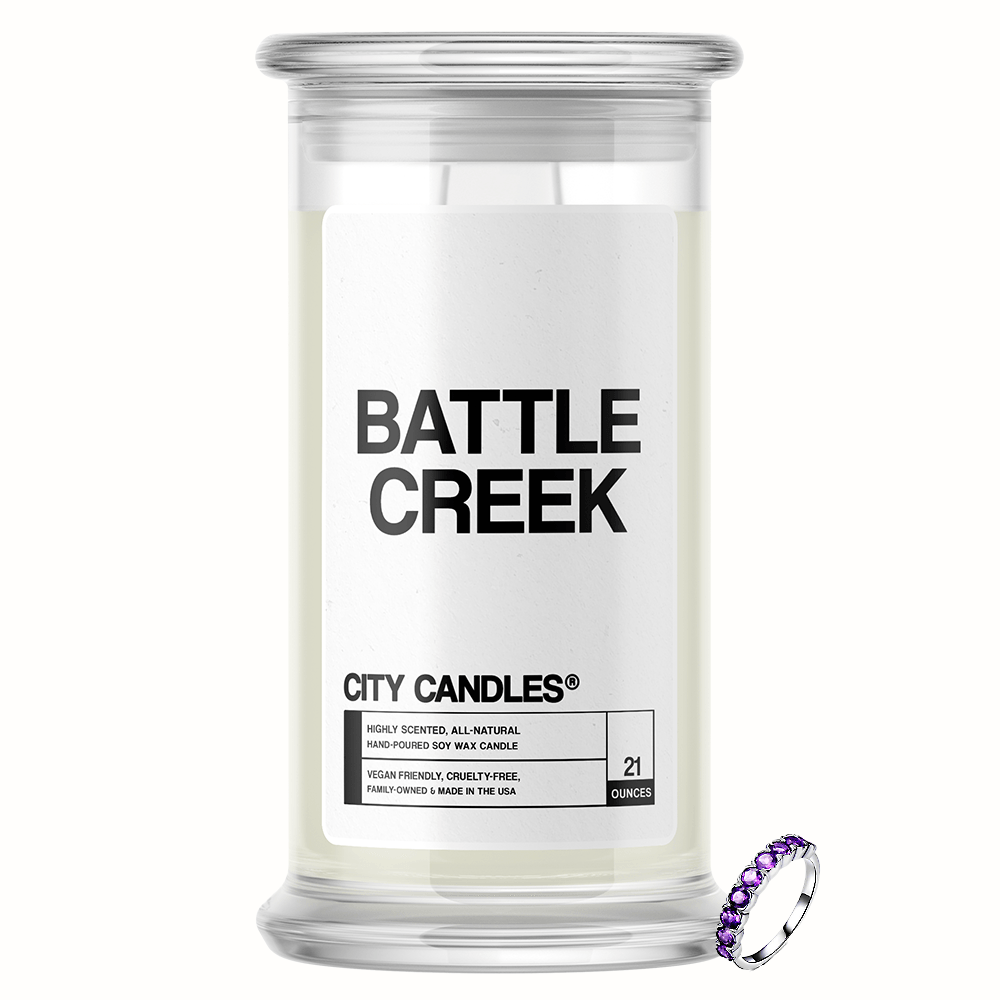 Battle Creek City Jewelry Candle