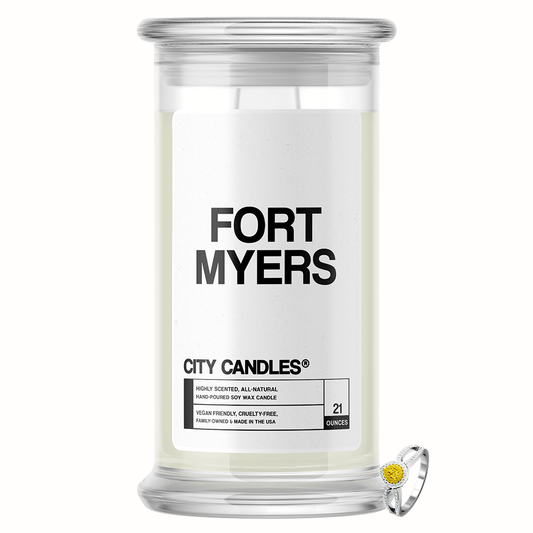 Fort Myers City Jewelry Candle