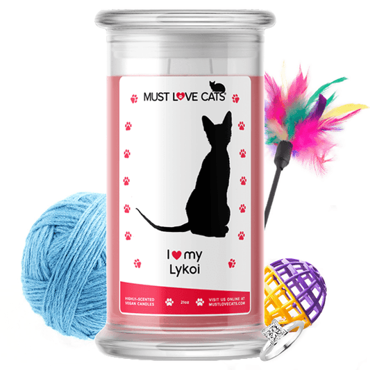 I Love My Lykoi | Must Love Cats® Candle-Must Love Cats® Candle-The Official Website of Jewelry Candles - Find Jewelry In Candles!