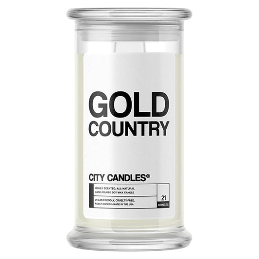 Gold Country City Candle