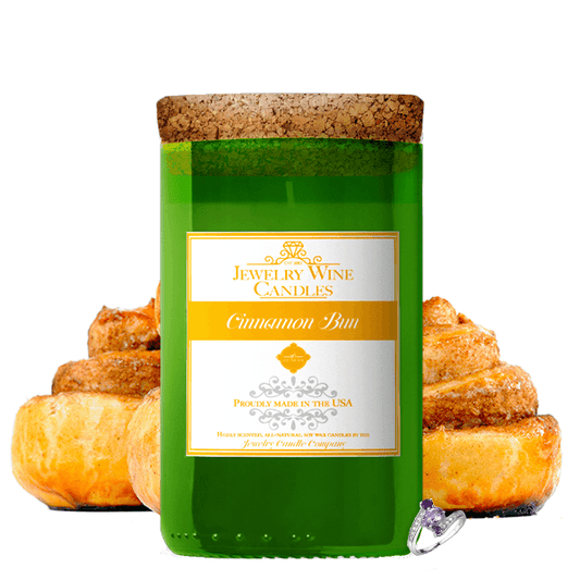 Cinnamon Bun | Jewelry Wine Candle®-Jewelry Wine Candles-The Official Website of Jewelry Candles - Find Jewelry In Candles!