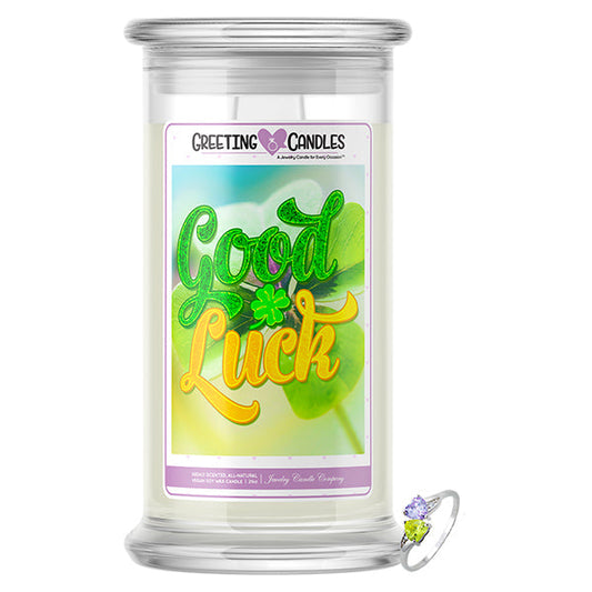 Good Luck Jewelry Greeting Candles