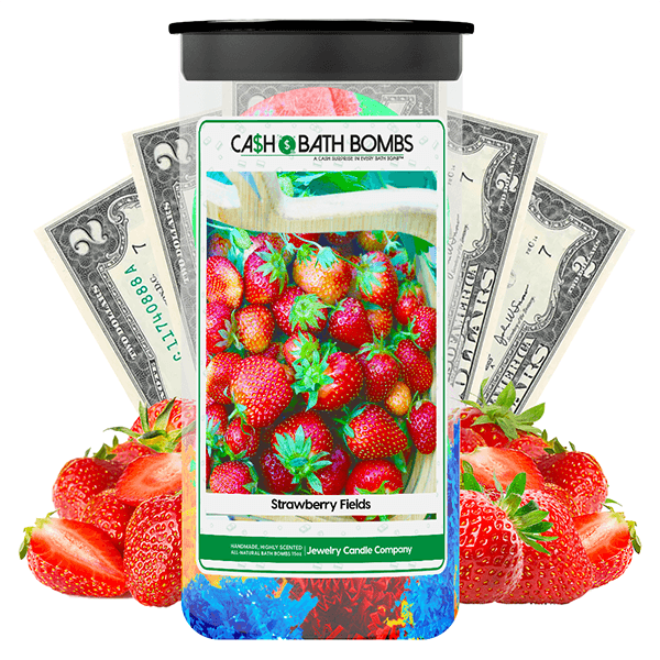 Strawberry Fields Cash Bath Bombs Twin Pack