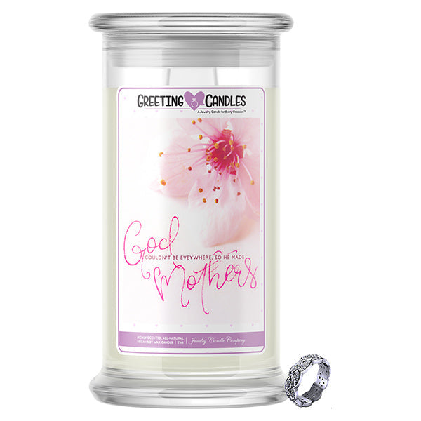 God Couldn't Be Everywhere, So He Made Mothers Jewelry Greeting Candle