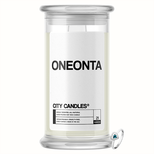 Oneonta City Jewelry Candle