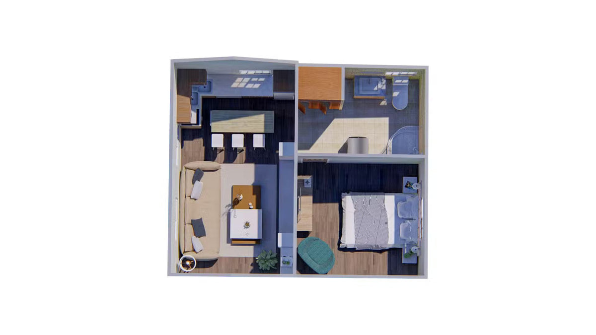 The Harbor House Steel House Kit