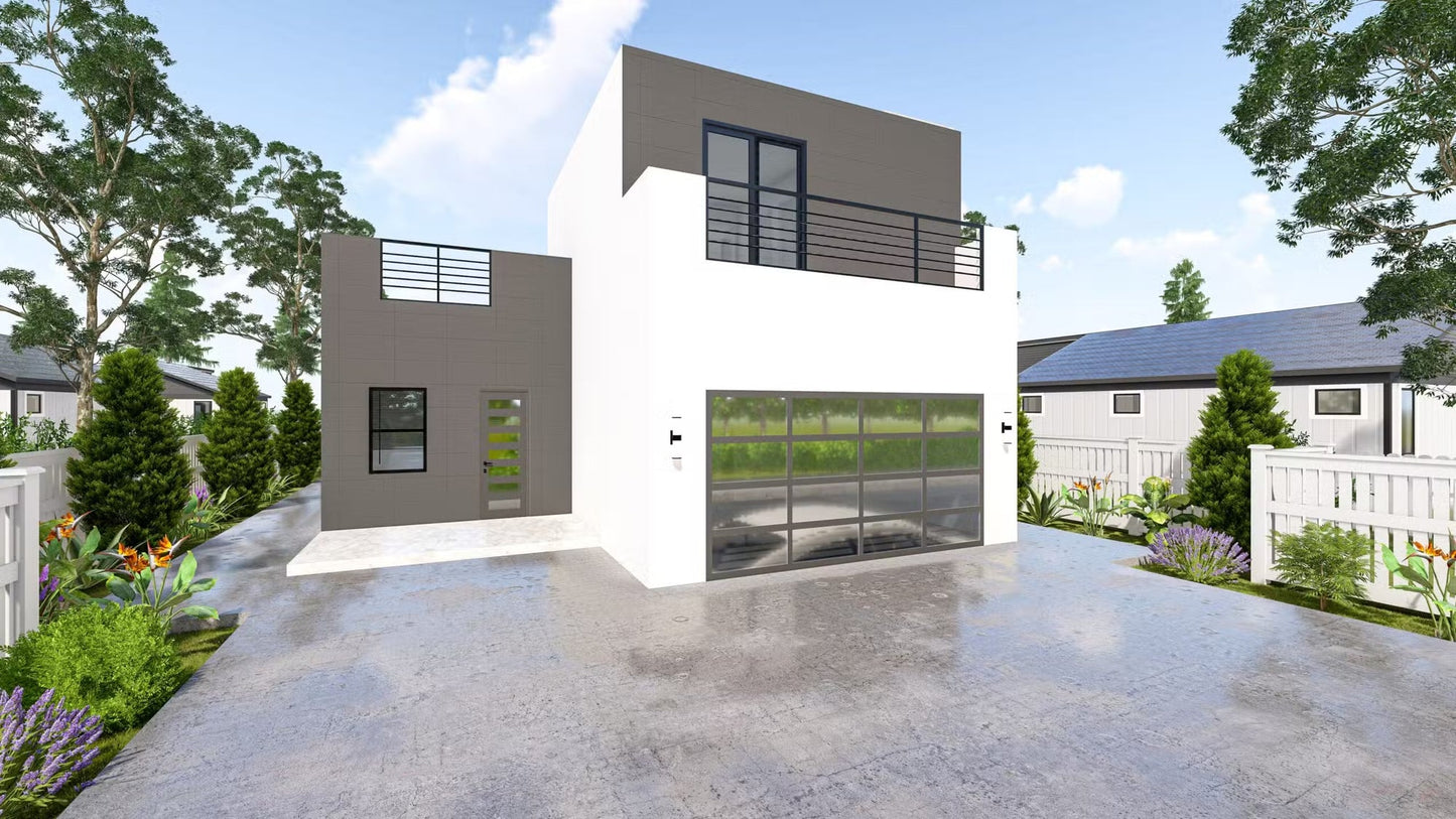 The Aquamarine Steel House Kit