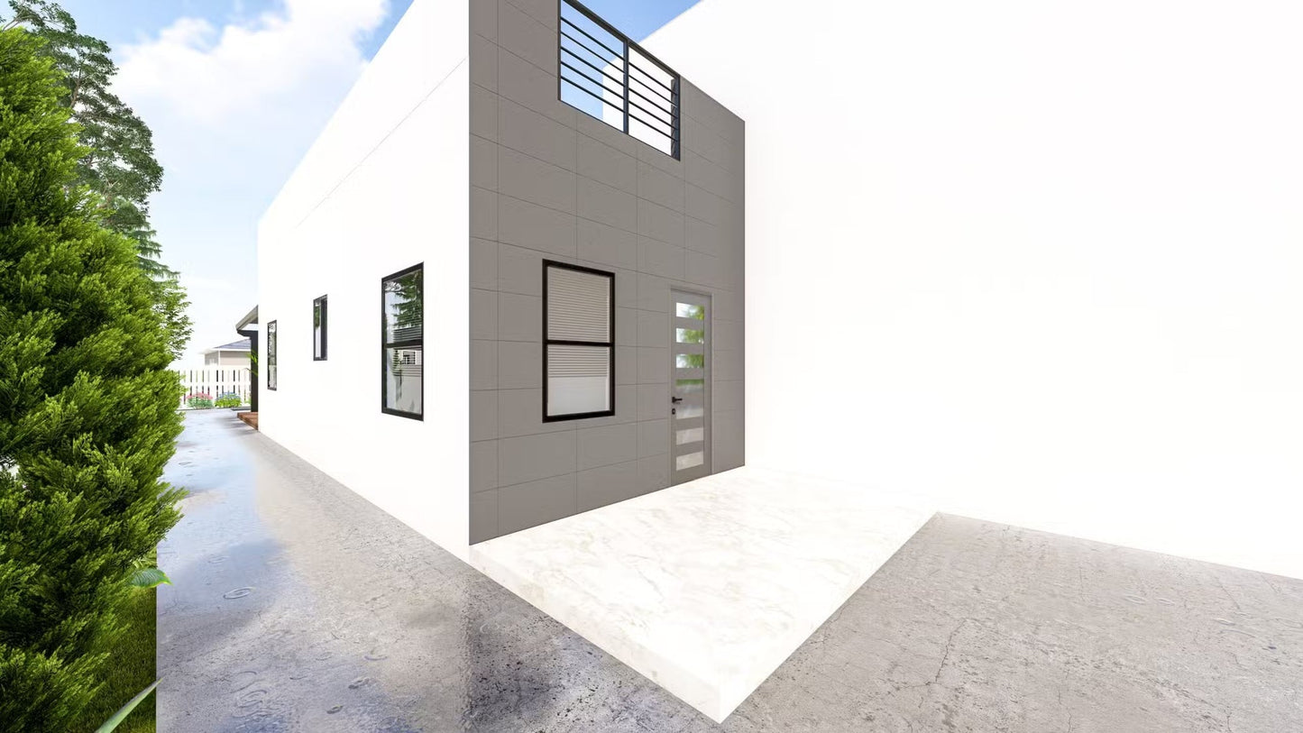 The Aquamarine Steel House Kit