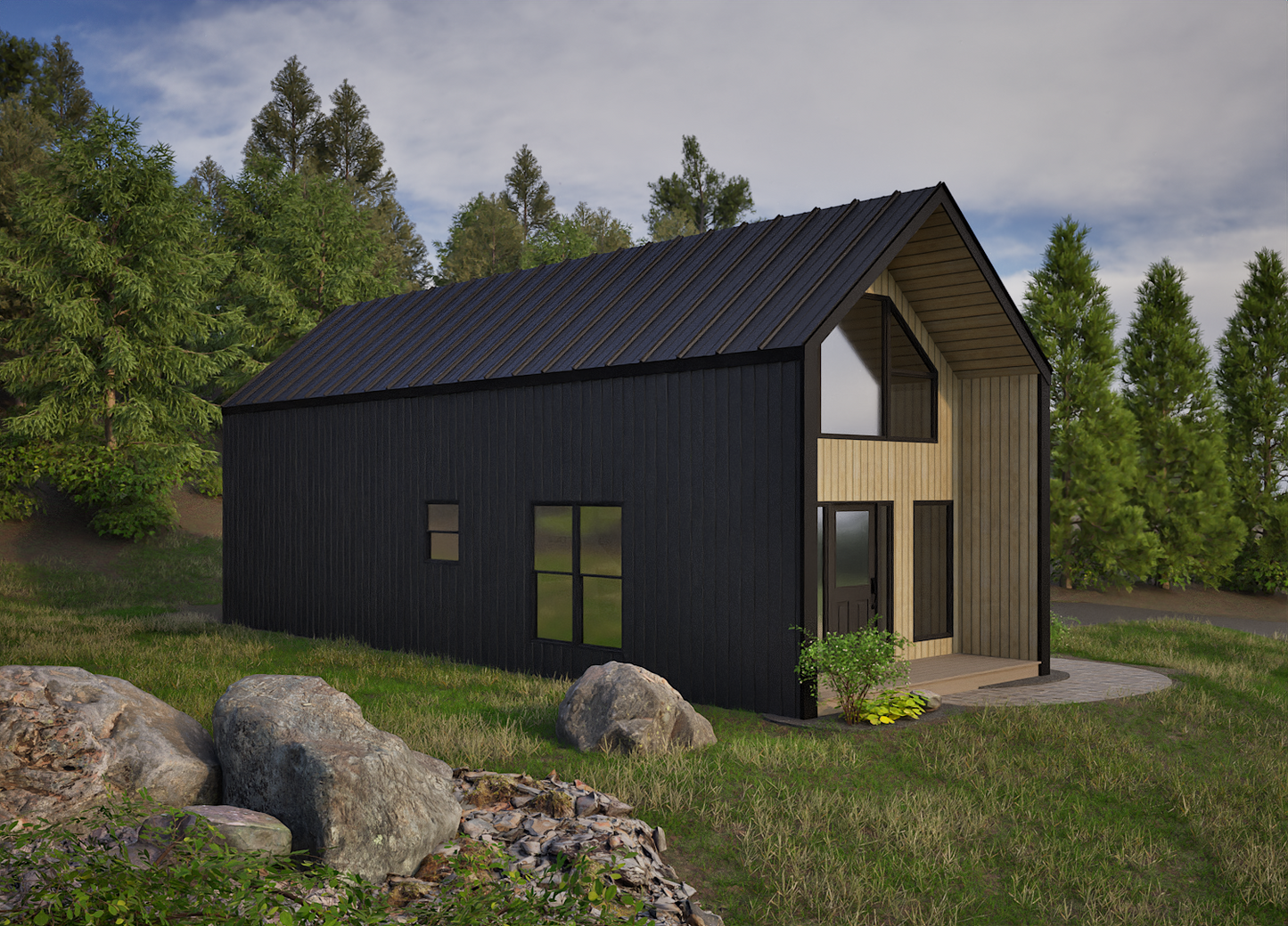 The Lake Louise Cabin (1 bed 1 bath plus loft)