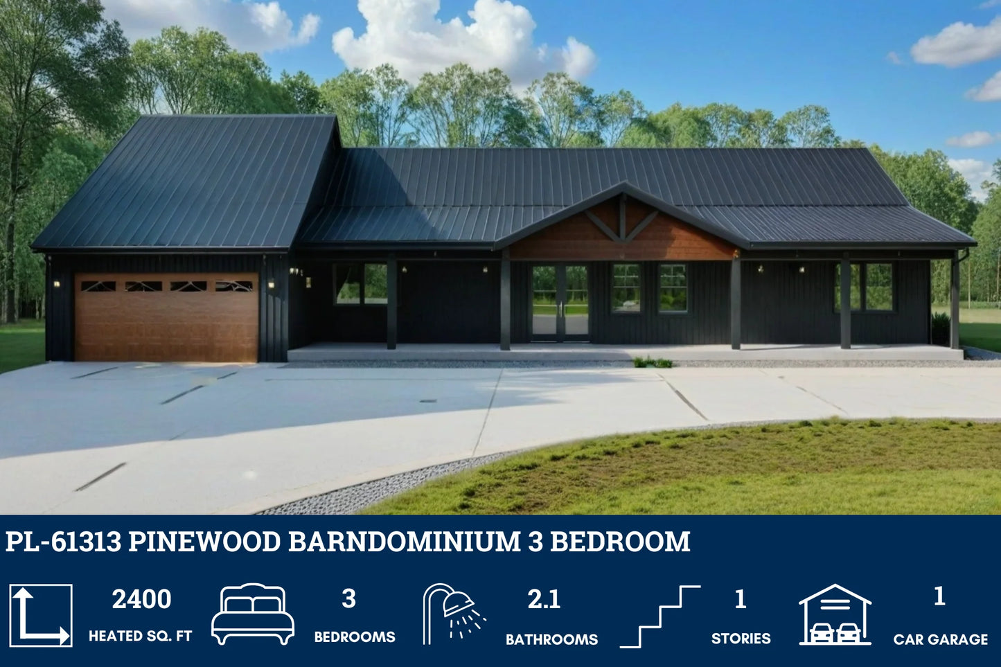 PINEWOOD BARNDOMINIUM HOUSE PLANS