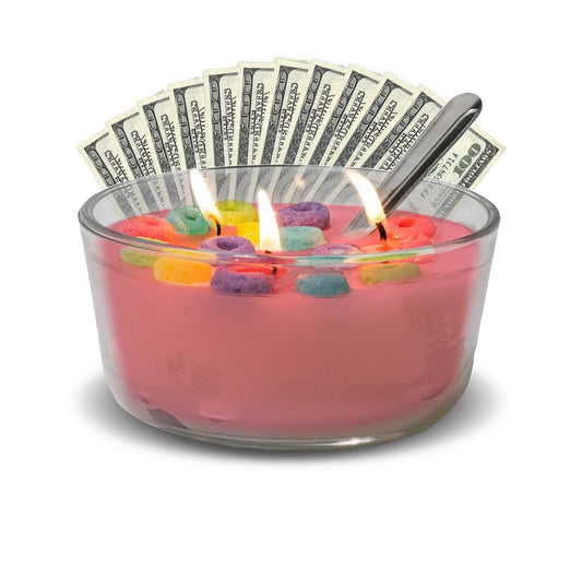 Strawberry Fields Cereal Bowl Cash Luxury Candles