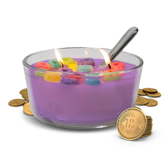 Lavender Vanilla Crypto Cereal Candle