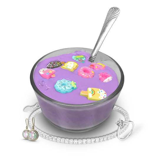 Lavender Chamomile Jewelry Cereal Slime